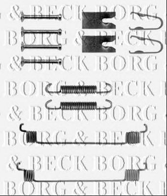 BORG & BECK bbk6147 -  Комплектующие, колодки дискового тормоза
